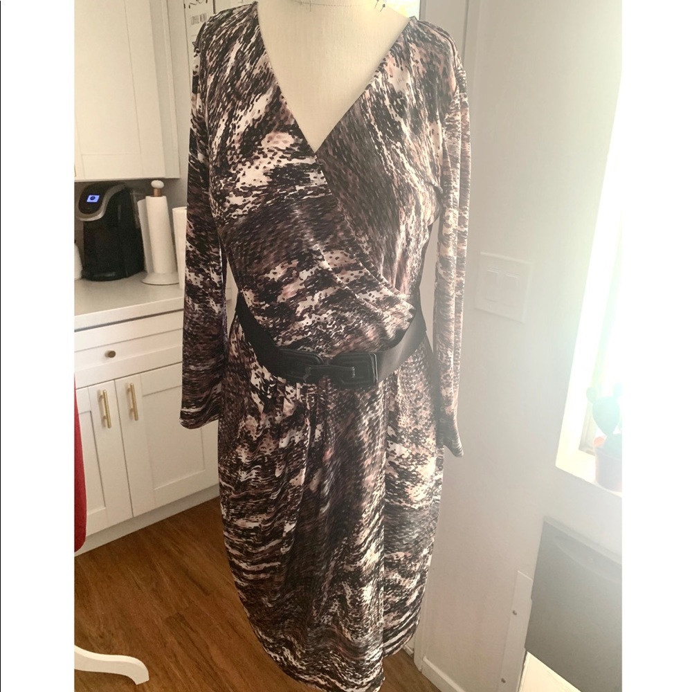 BCBG Maxazria Snakeprint Dress